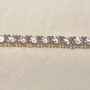 Elegant Gold 925 Tennis Bracelet